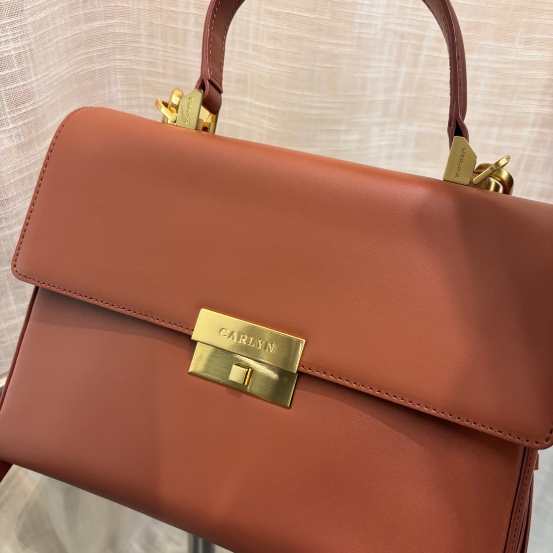 정품 칼린 사첼 토트 숄더백     상품이미지4