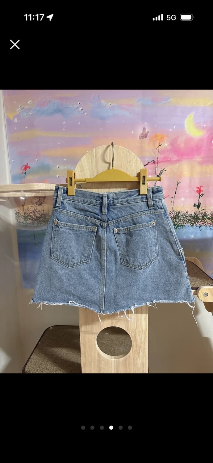 패치 연청치마바지 (정가 48,000)거의새옷 상품이미지3