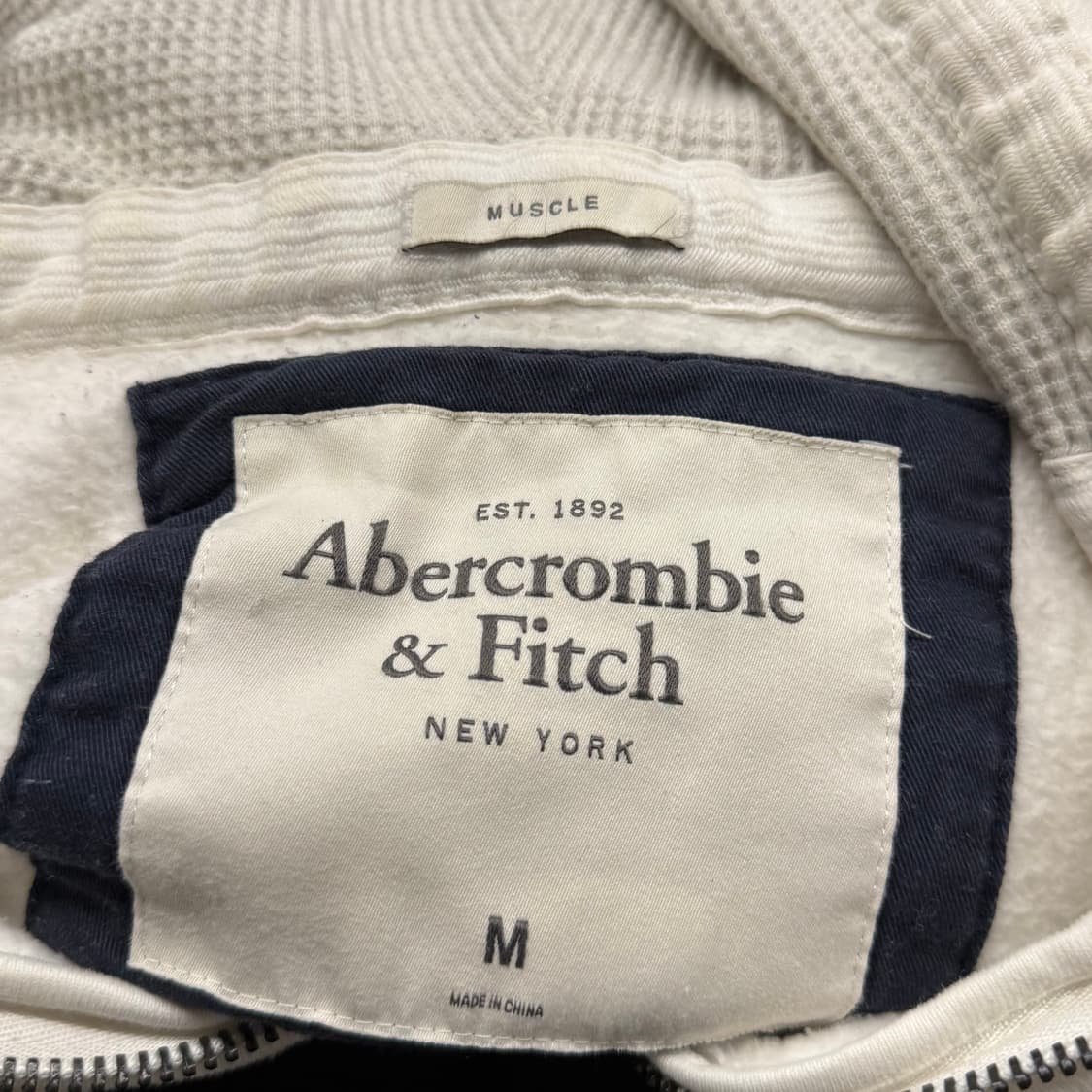 아베크롬비 화이트 후드집업 상품이미지5