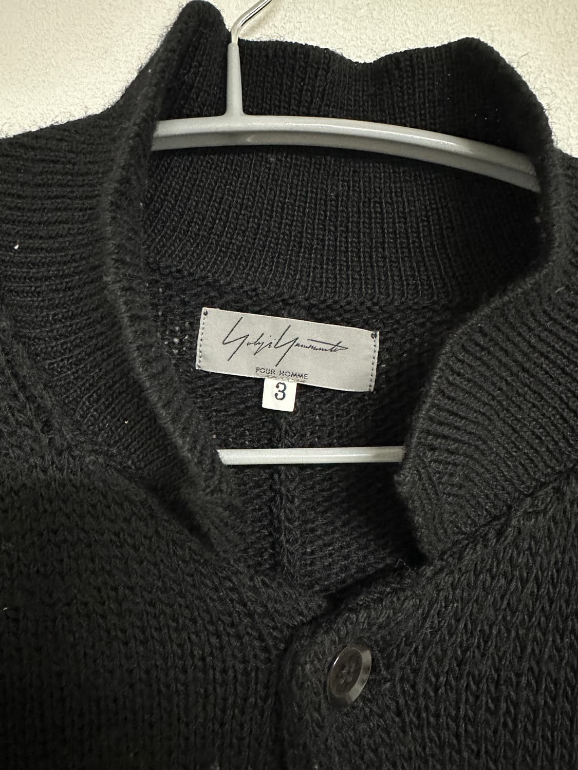 요지야마모토 뿌르옴므 레전드 롱가디건 상품이미지3