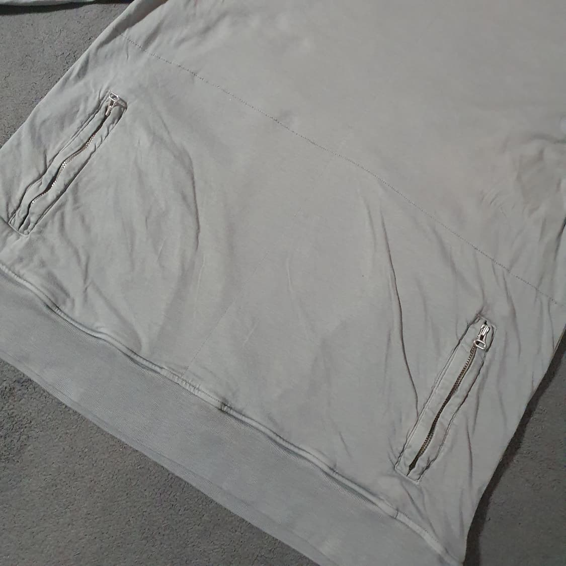 메종마르지엘라 여성 지퍼 디테일 2레이어 롱슬리브 맨투맨 상품이미지3