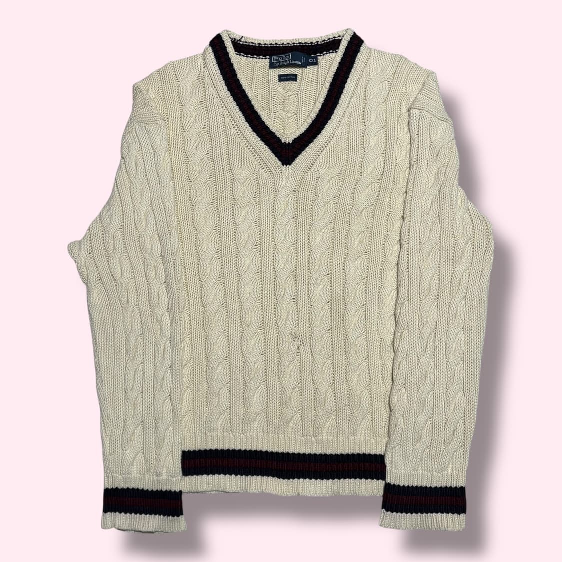 Polo Ralph Lauren 아이보리 크리켓 케이블 니트 상품이미지1