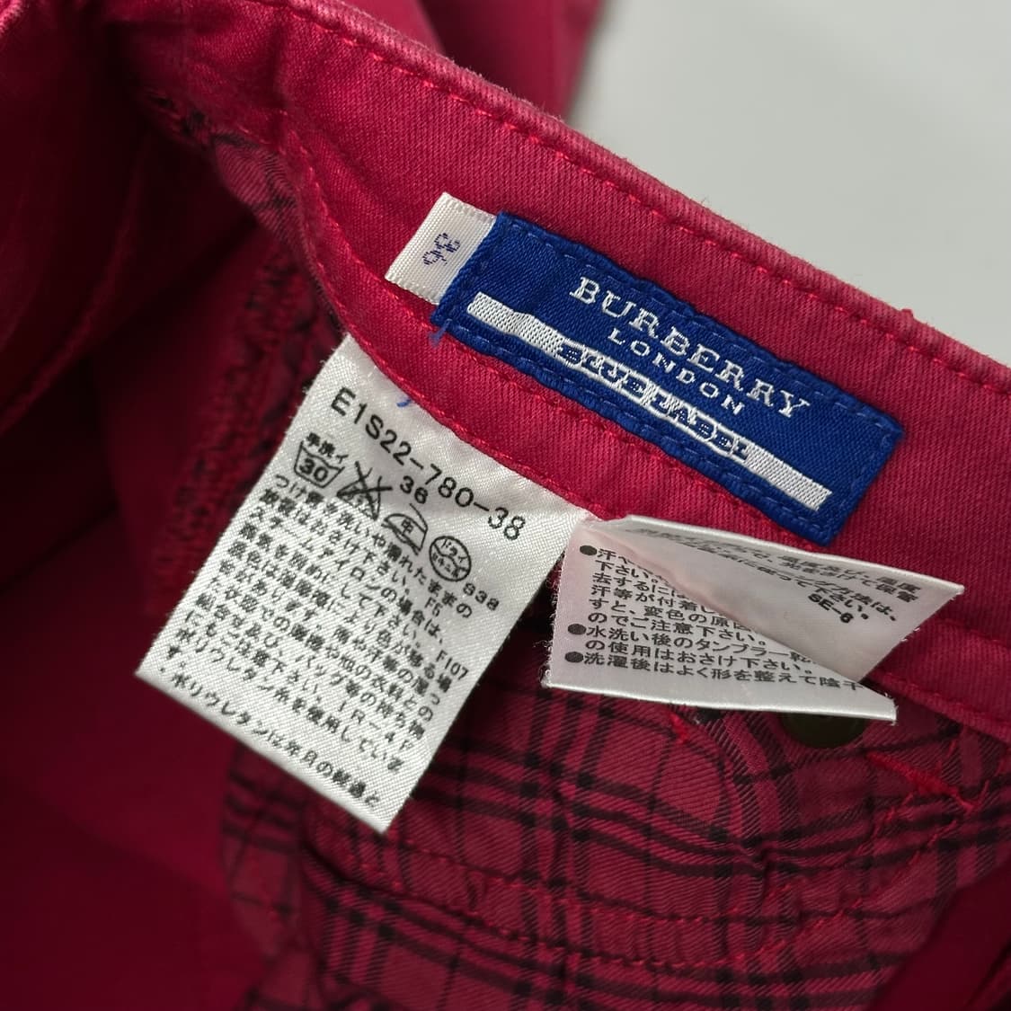 버버리 로고 체크 디테일 스커트 상품이미지5