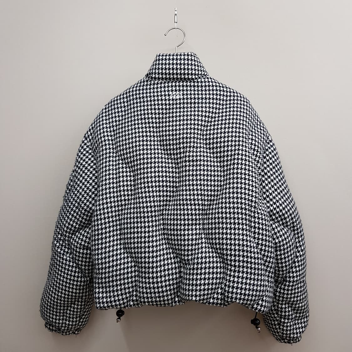 Kijun 기준 하운드투스 패턴 덕다운 패딩 M사이즈 상품이미지5