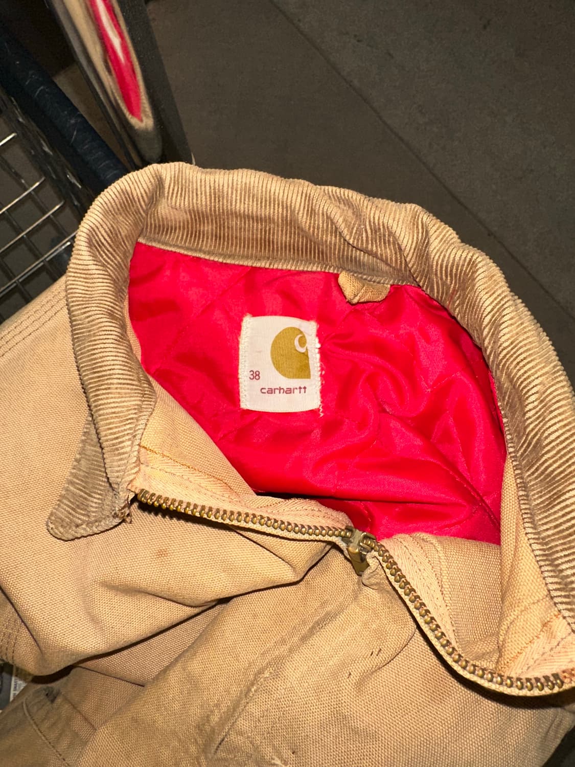 70’s Carhartt canvas detroit work jacket 상품이미지10