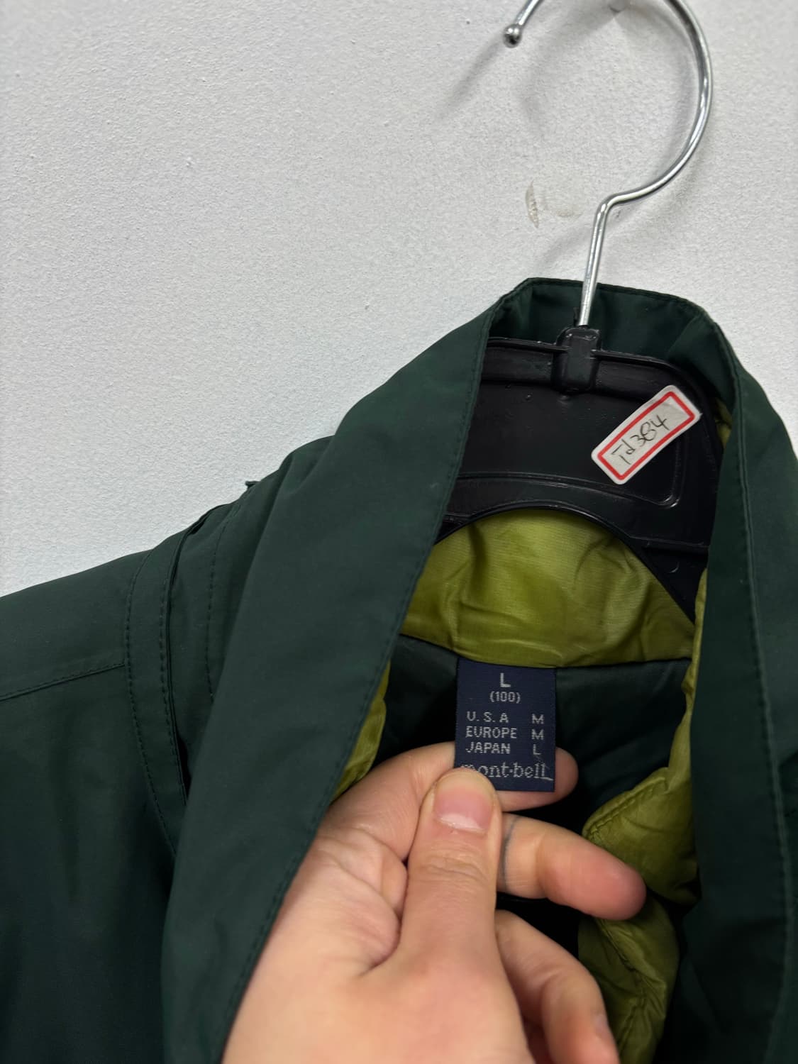 몽벨 내피 경량패딩 점퍼 상품이미지5