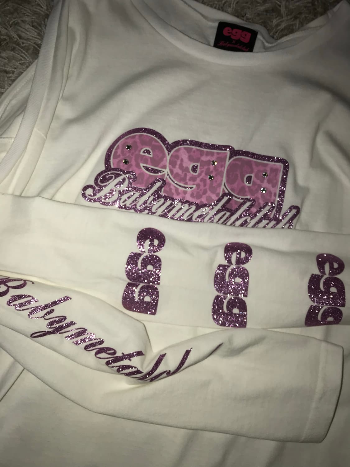 베이비메탈클럽 Twinkle Cut Longsleeve t (white) 상품이미지1