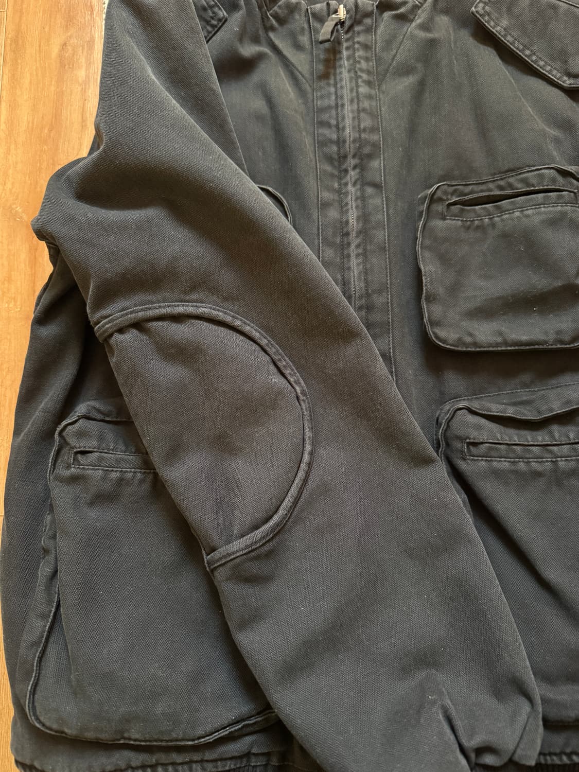 90s 아르마니 아카이브 멀티 포켓 코튼 점퍼 상품이미지3