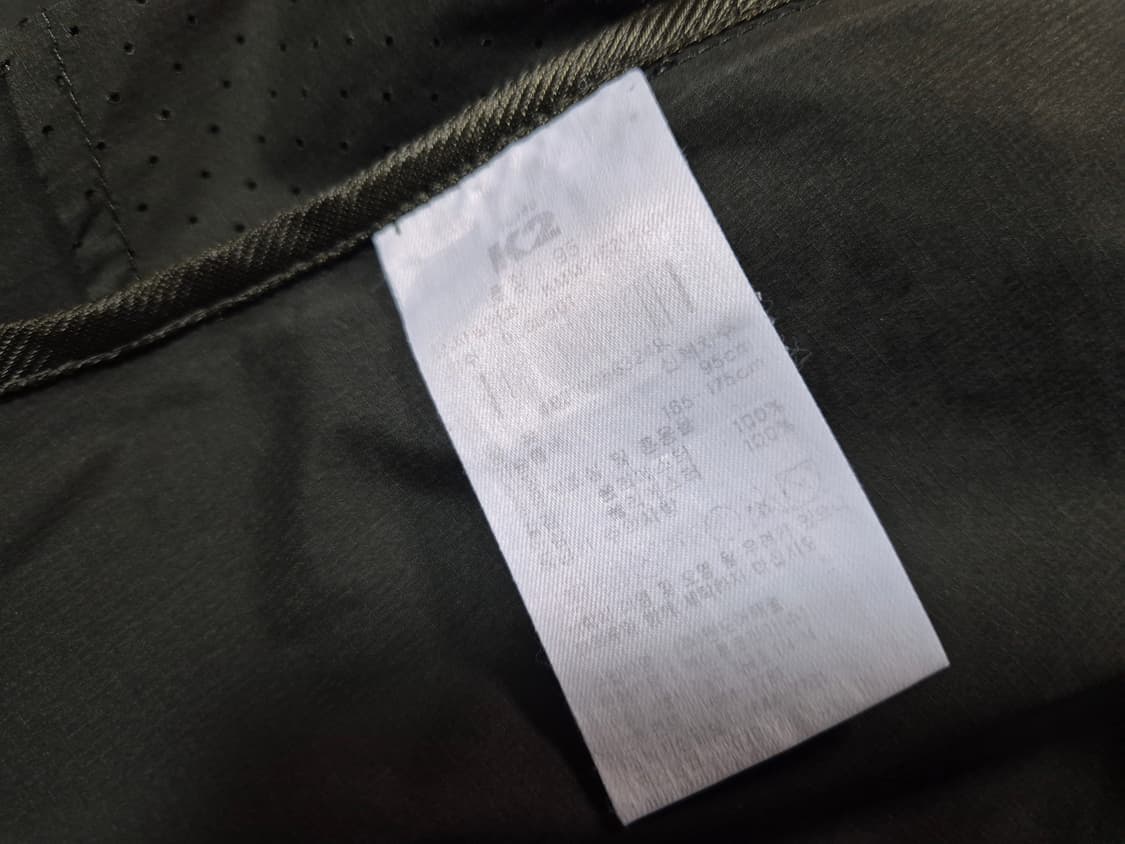 K2 남성 경량 바람막이 조끼 95 상품이미지7