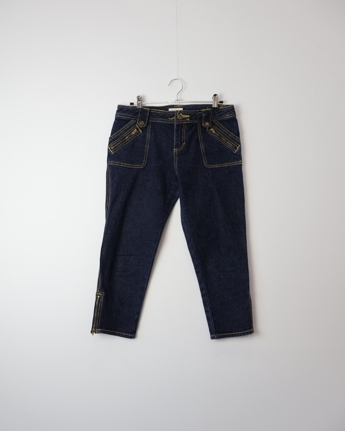 Jpn Dark Denim Capri Pants 상품이미지6