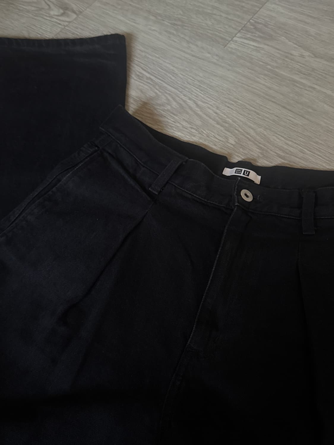 유니클로U 턱 데님 팬츠 26 (공홈 품절) 상품이미지2