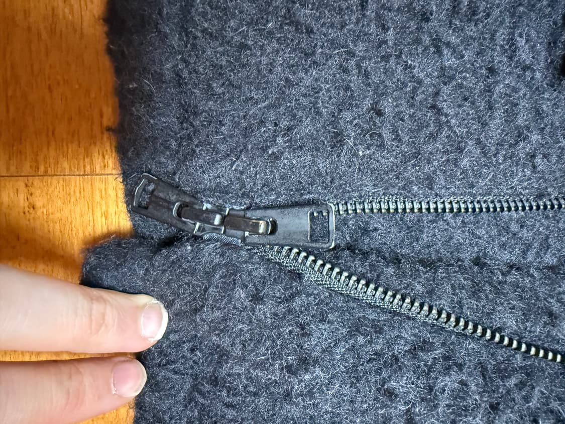 코스 블랙 샤기울 자켓 상품이미지4