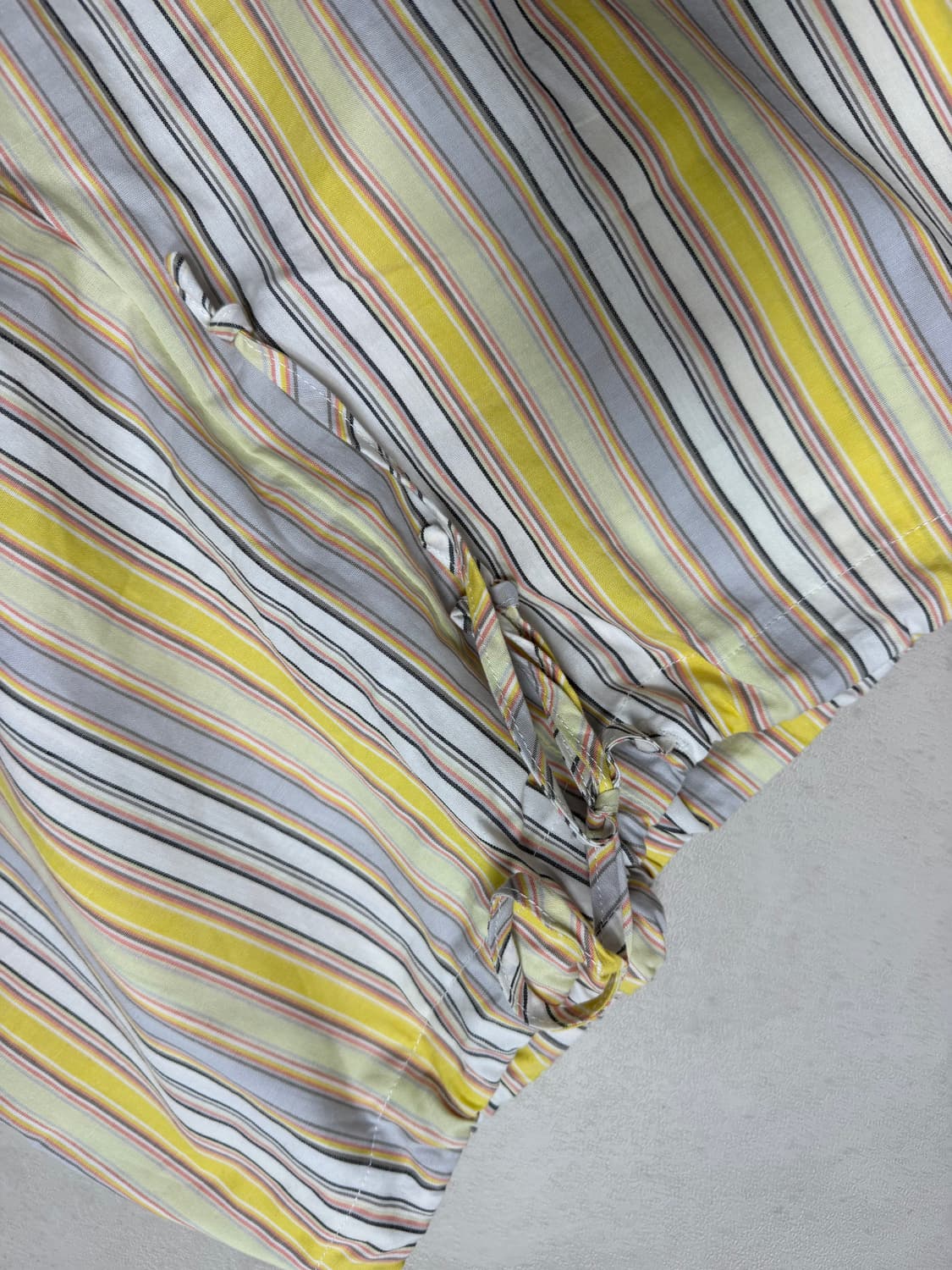 오버듀플레어 STRIPE WIDE PANTS_YELLOW 상품이미지9