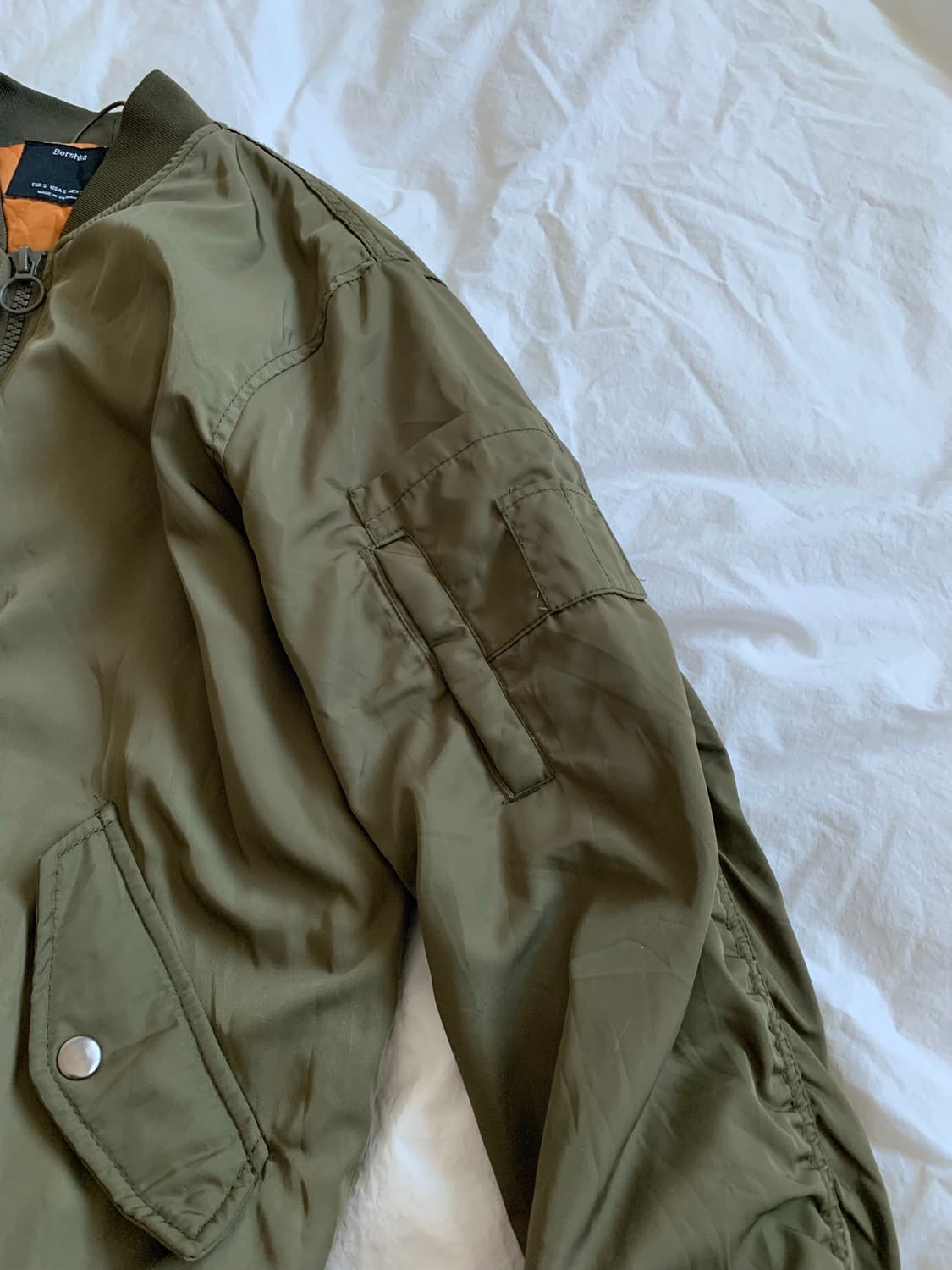 봄 카키 ma-1 상품이미지4