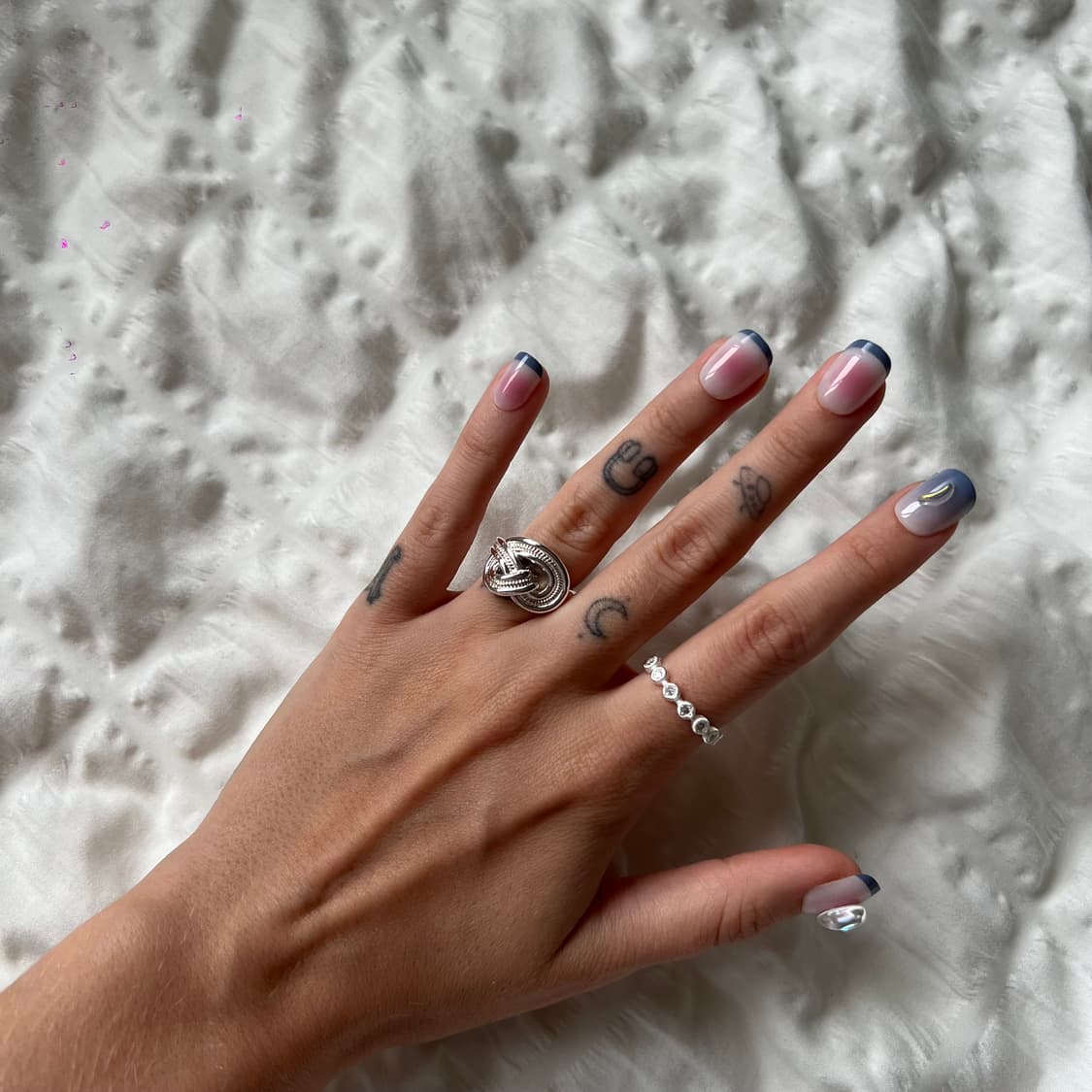 💍 실버 라인 스톤 반지 상품이미지10