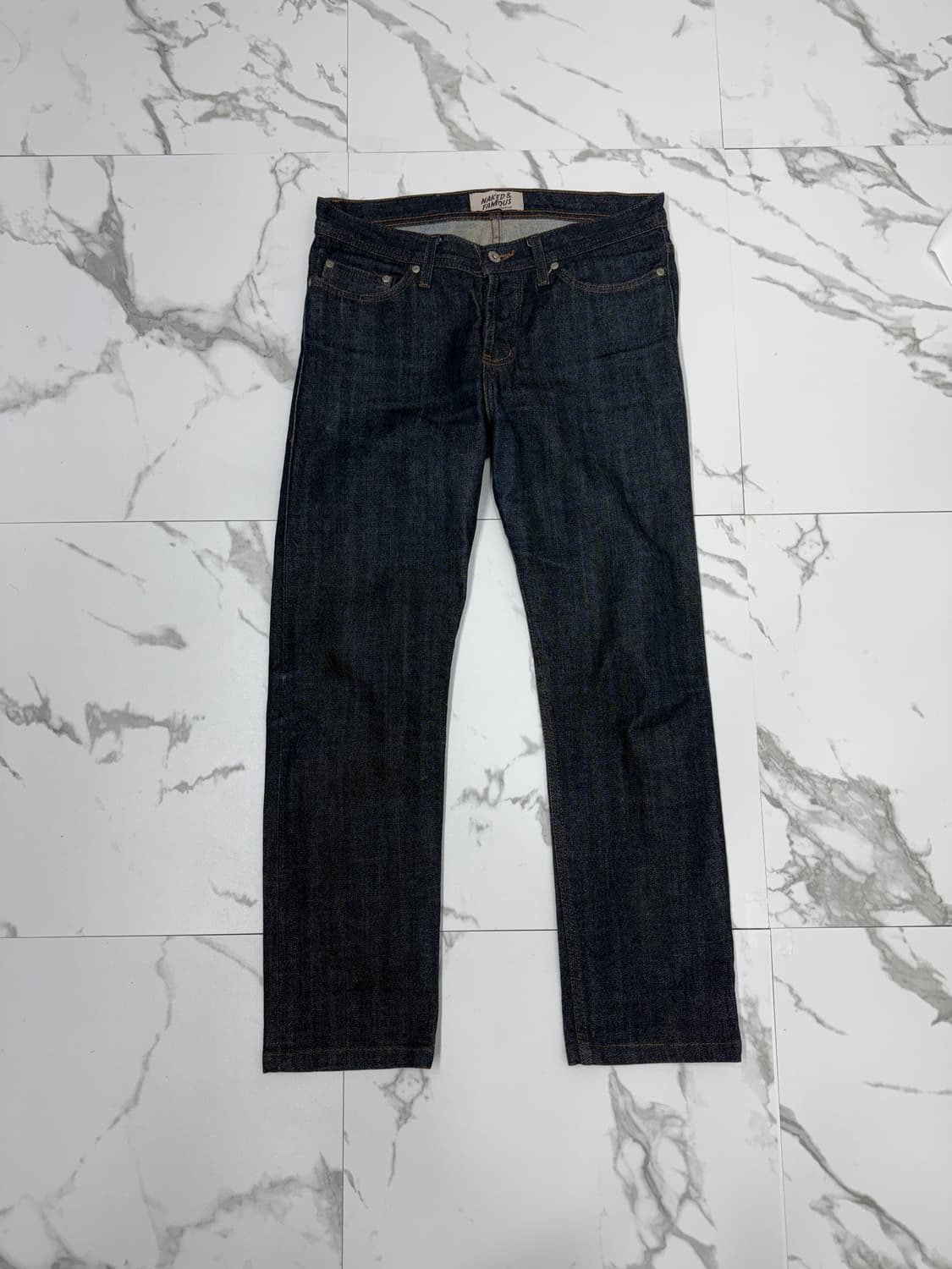 네이키드 앤 페이머스 위어드 가이 스트레치 셀비지 데님 팬츠 상품이미지1