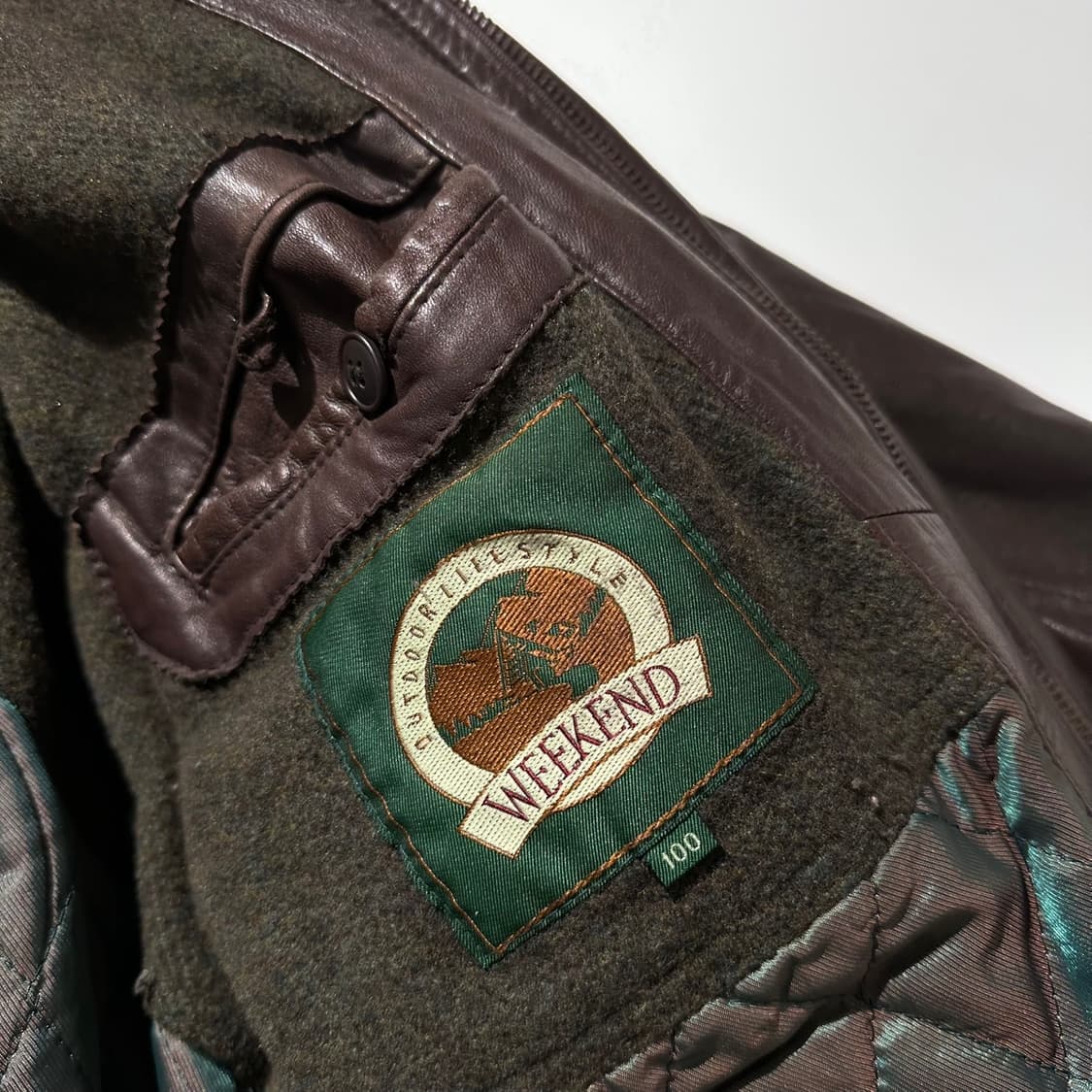 WEEKEND 램스킨 봄버 자켓 상품이미지7