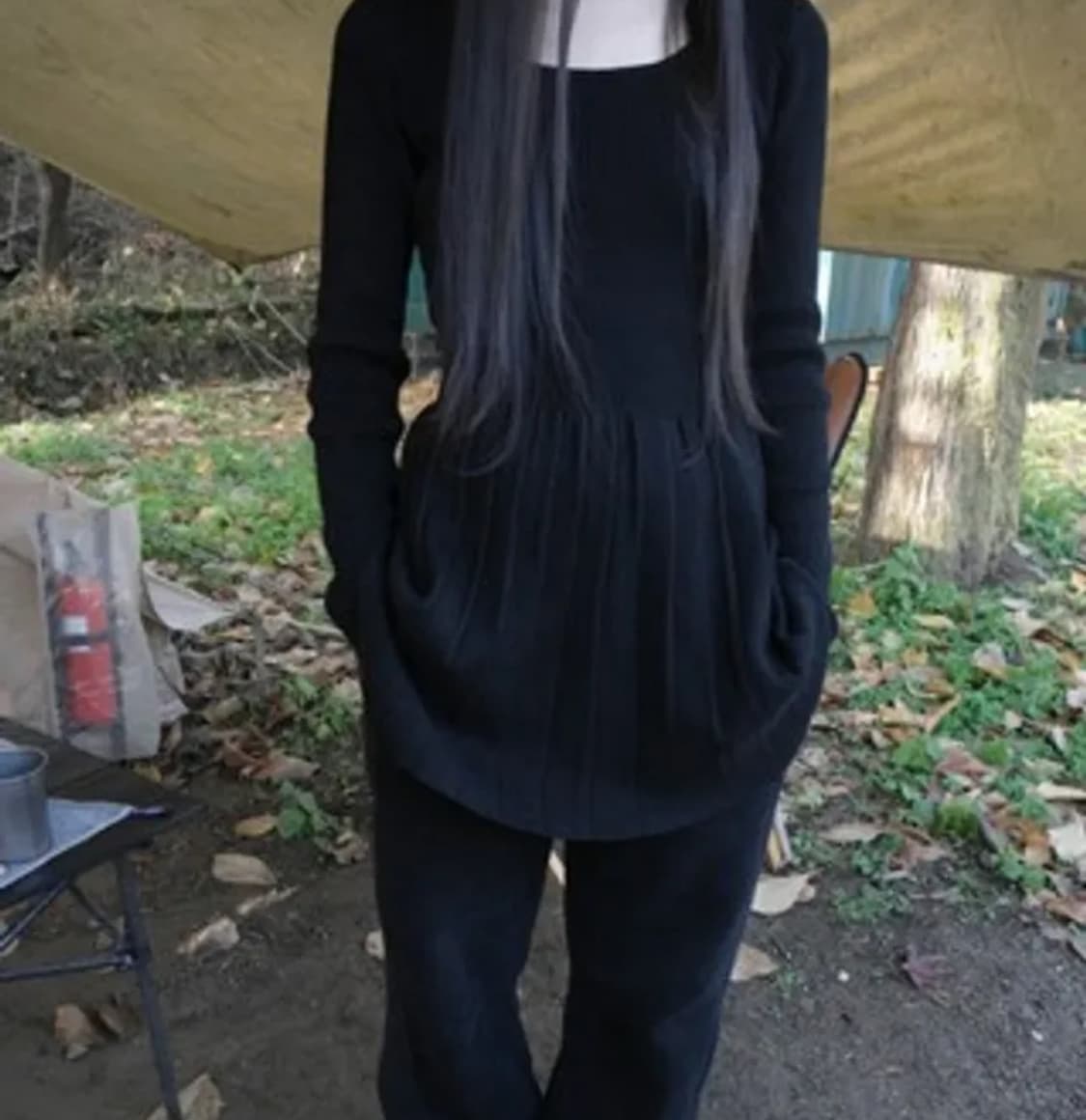 애프터먼데이 ribbed pleats mini ops 상품이미지1