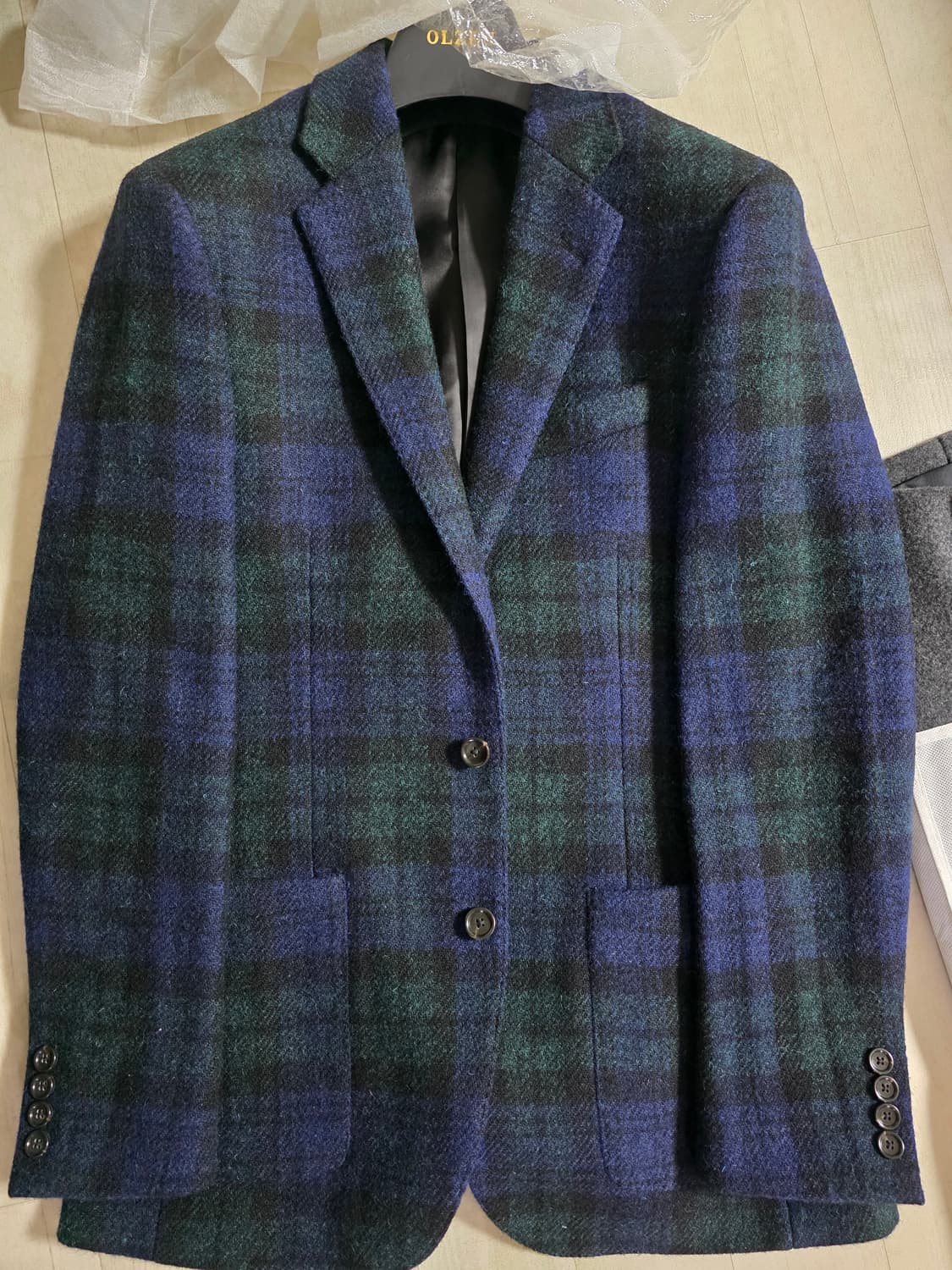 제이크루 해리스트위드 블랙와치 스포츠 자켓 38 (95-97) 상품이미지2