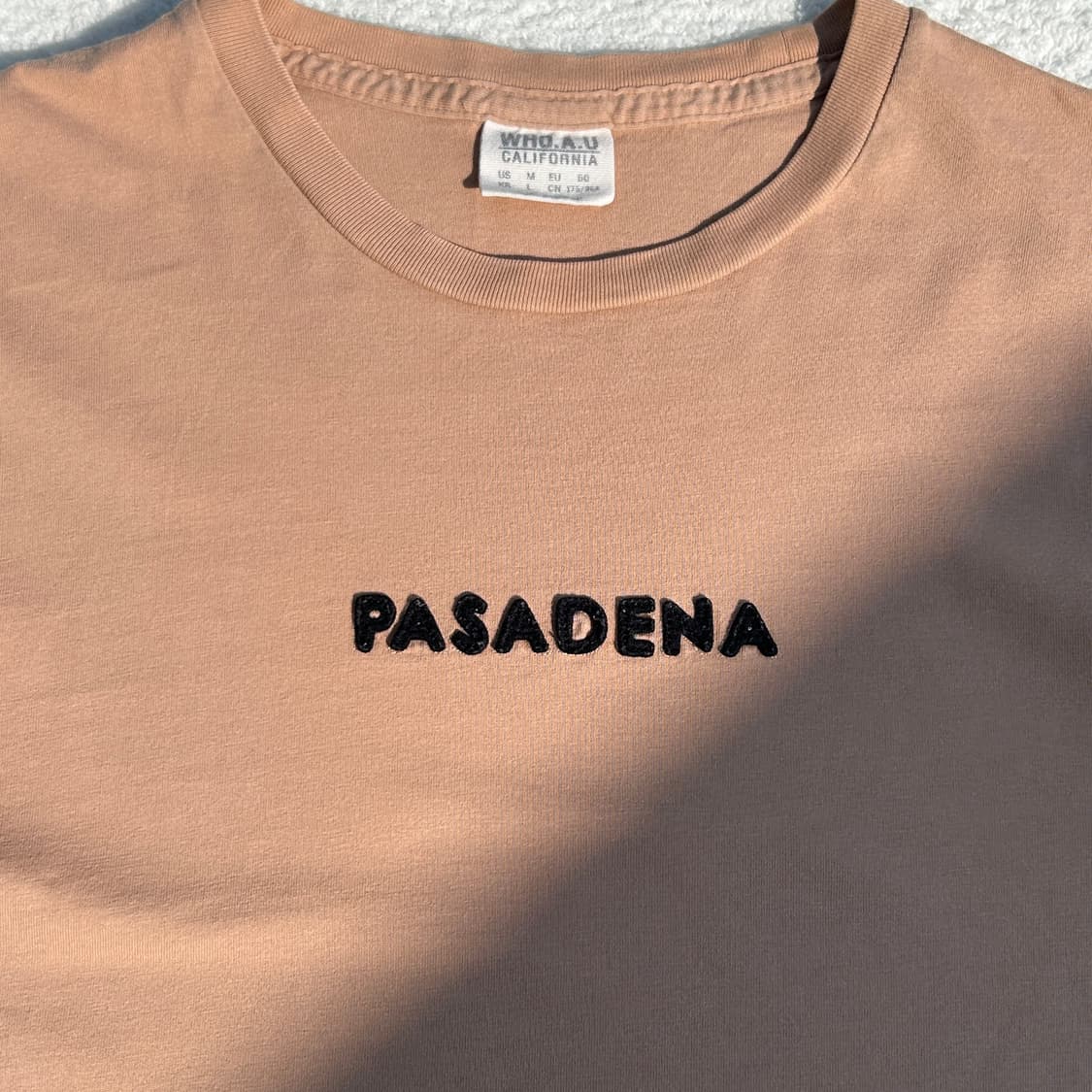 후아유 PASADENA 베이지 반팔티셔츠 상품이미지6
