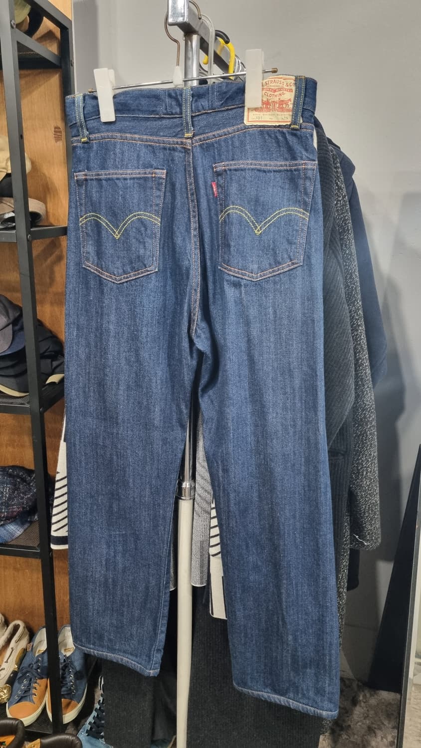 levis 701(lvc) 일본산 셀비지 bigE 생지데님 30사이즈 상품이미지2