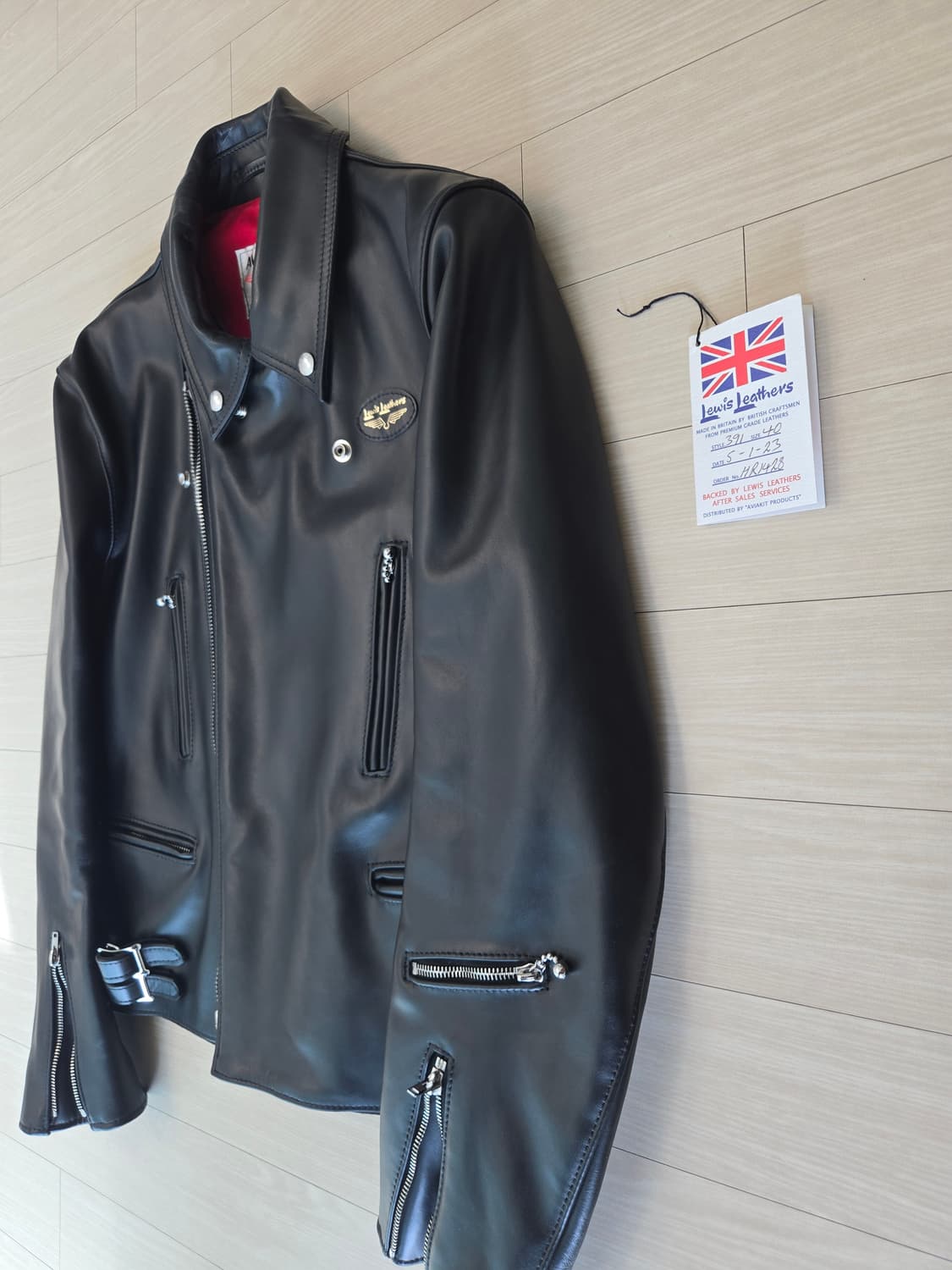 루이스레더 LEWIS LEATHER 391 라이트닝 자켓 상품이미지2