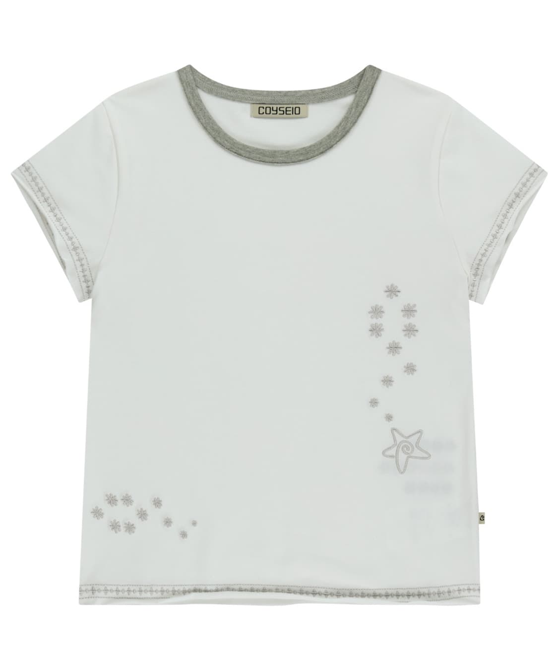 코이세이오 솔라 티셔츠 화이트 상품이미지1