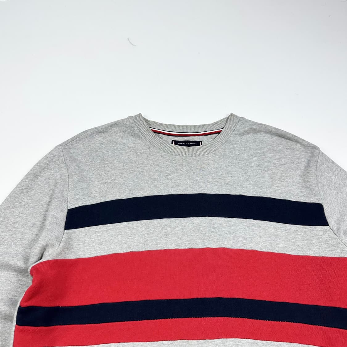 타미힐피거 플래그 그레이 맨투맨 (XL) 상품이미지1