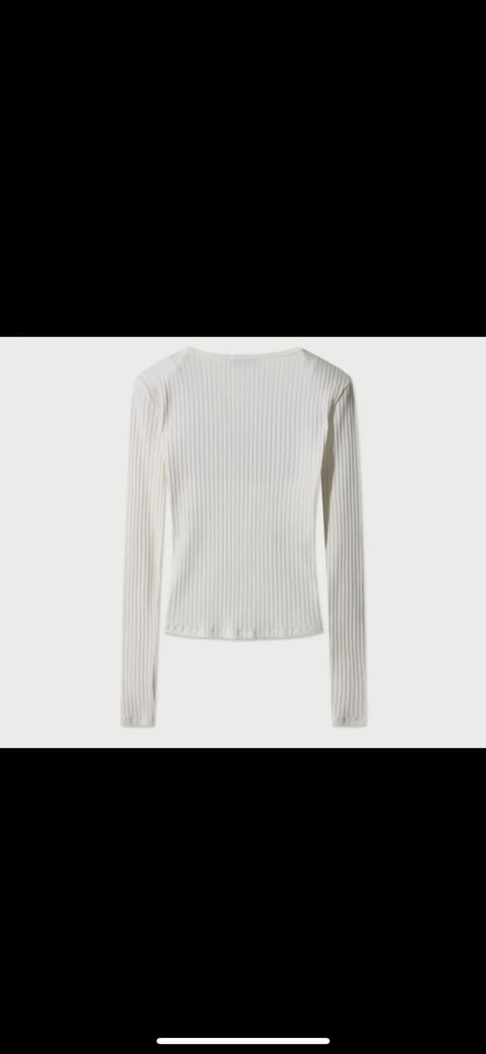 이로(iro) SILAS 립 가디건 화이트 S 상품이미지4