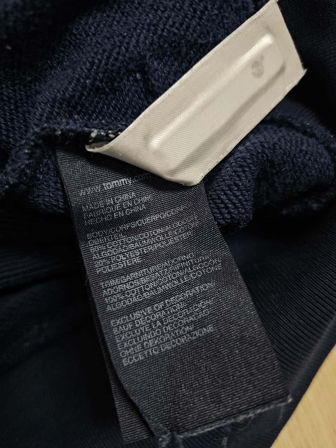 90s 타미힐피거 남성 스트라이프 집업 스웨트셔츠 M 상품이미지7