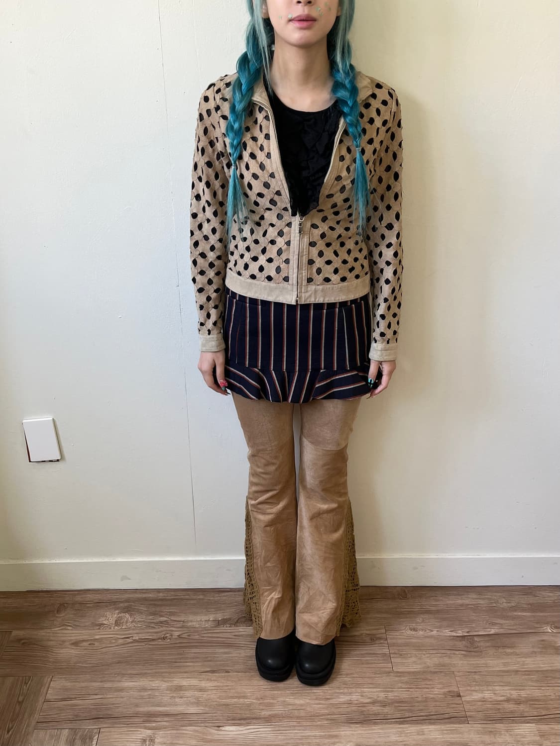 pura 스웨이드 레이어드 팬츠  상품이미지7