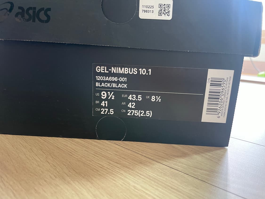 Asics x Haven Gel-Nimbus 10.1 Black 상품이미지5