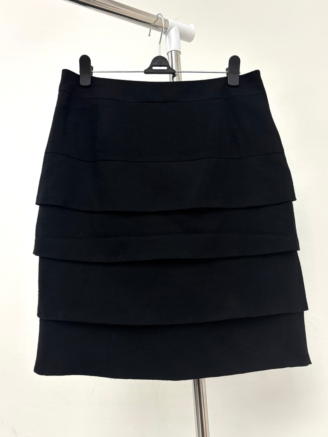 빈티지 블랙 울 스커트 상품이미지4