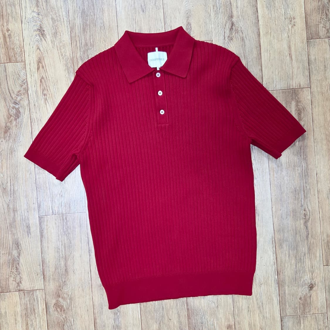 고스피어(GOSPHERES) 립 스트라이프 폴로스웨터 XL 상품이미지7