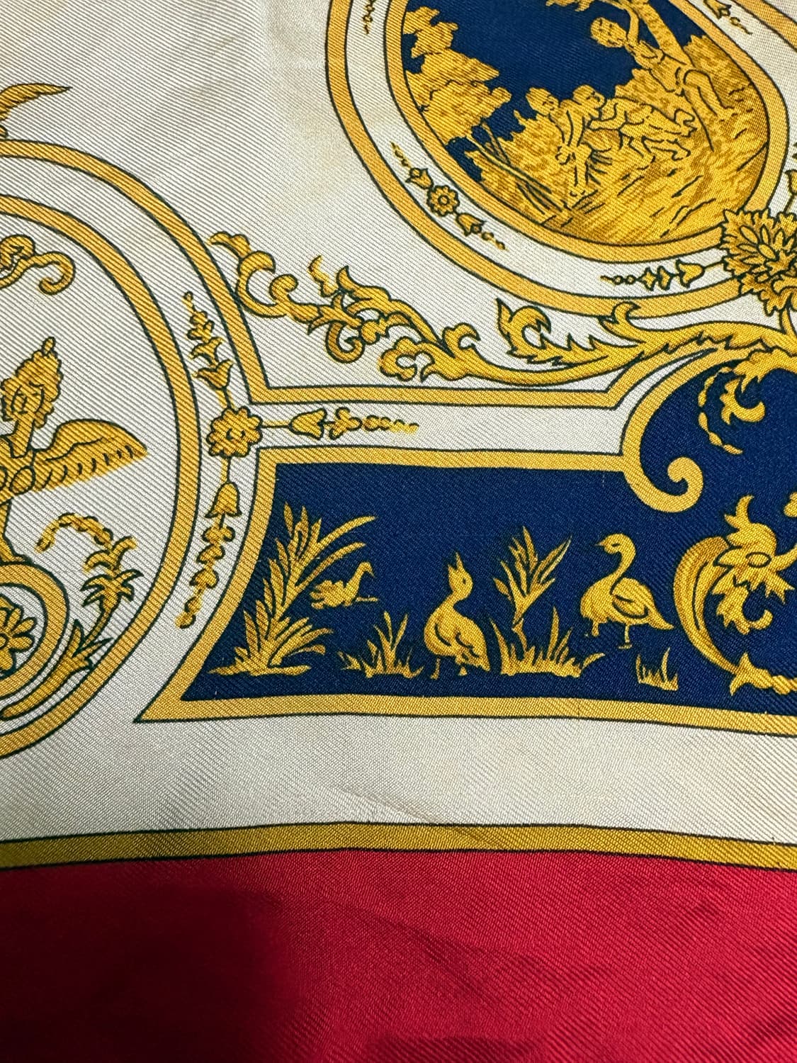 란셀(LANCEL) 프랑스 실크 스카프 상품이미지10