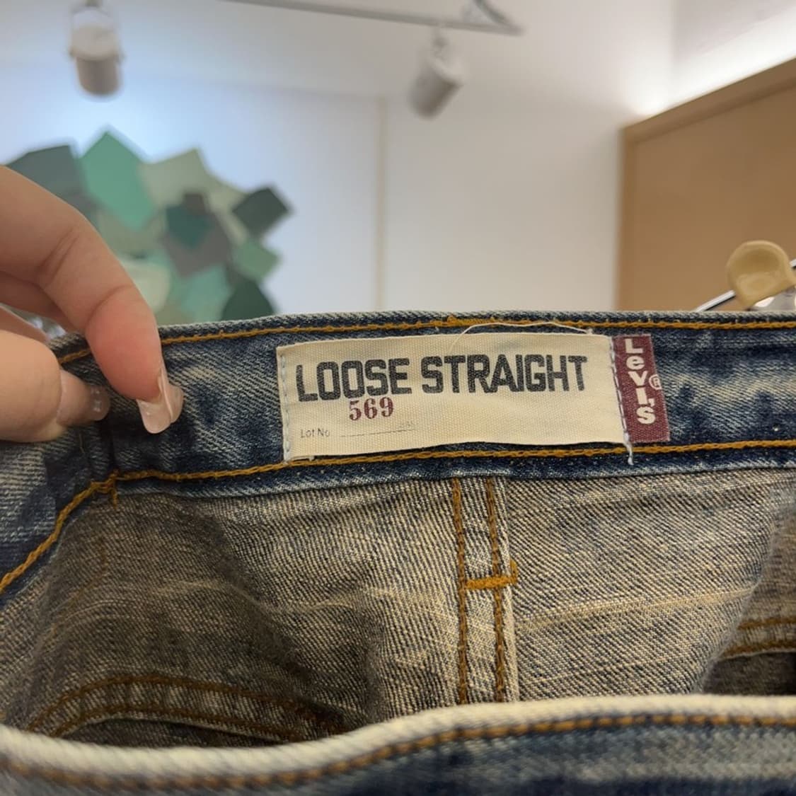 리바이스 569 루즈 스트레이트 핏 데님 청바지 32인치 C06425 상품이미지6