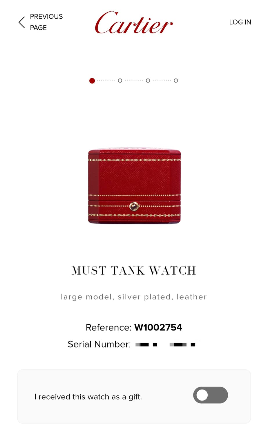 까르띠에 빈티지 탱크머스트 L 샴페인다이얼 디버클 시계 02년 남여공용 상품이미지9