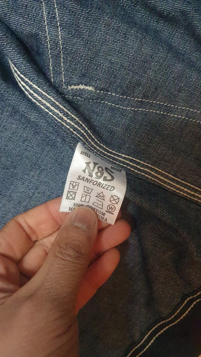 논스탁 슬럽데님 워크자켓 M 새상품 상품이미지5