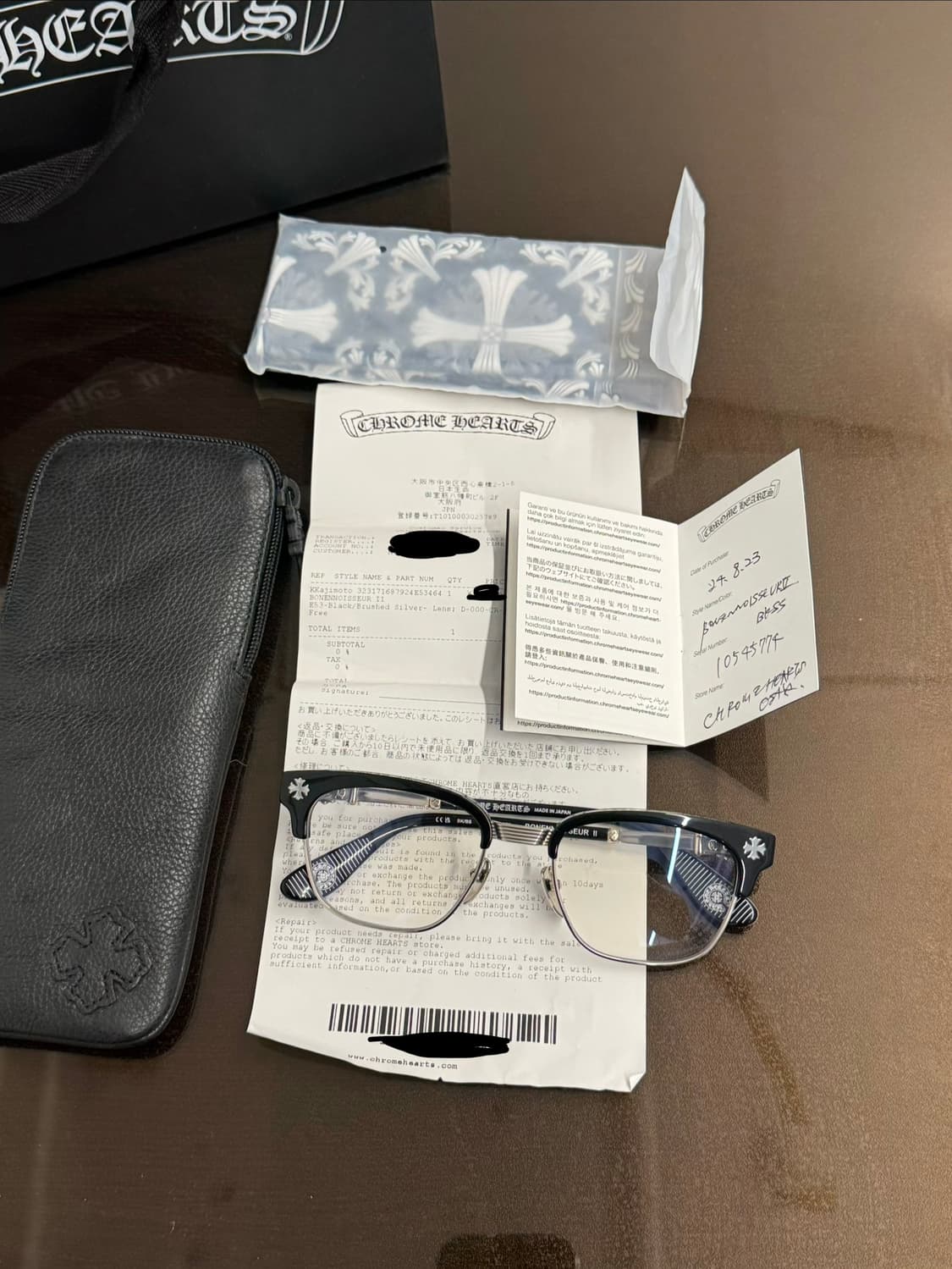 크롬하츠 보넨노이슈어2 블랙실버 새상품 상품이미지2