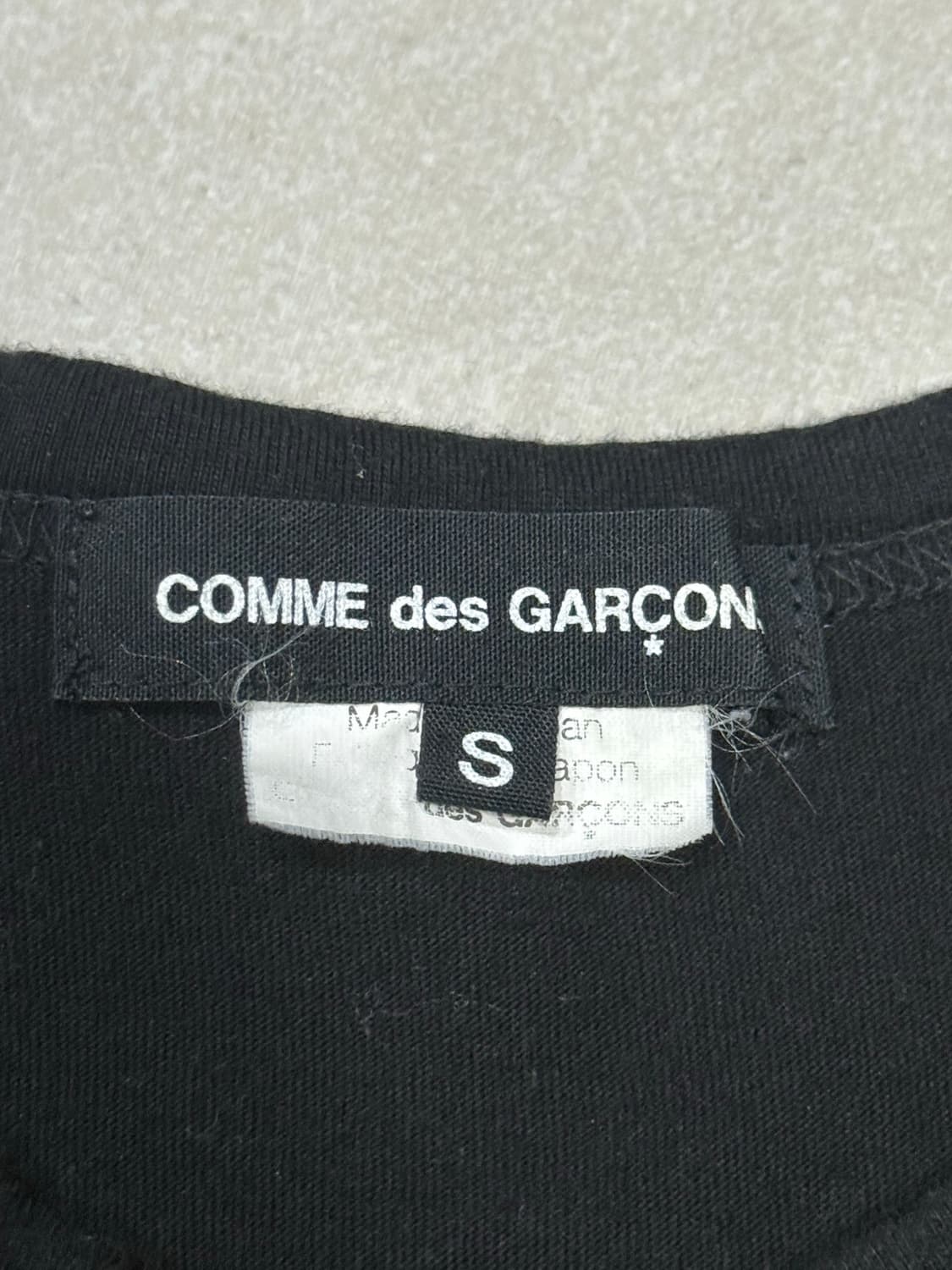 2009 꼼데가르송 자유로운 삶 강인한 의지 반팔 티셔츠 상품이미지2