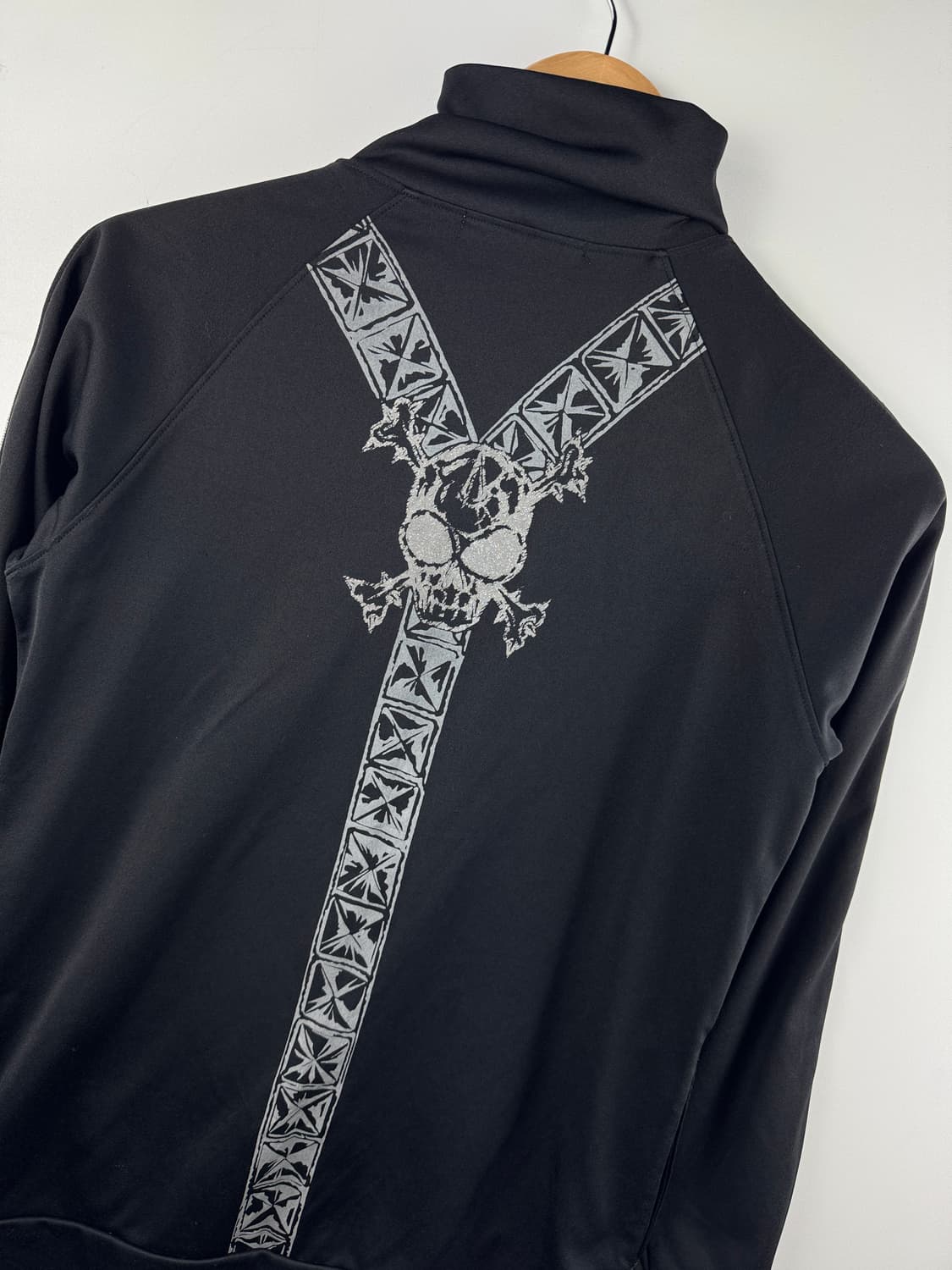 JPN Y2K 락펑크 스터드 트랙탑져지1717 상품이미지5