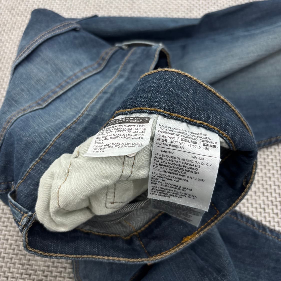 Levi's 513 슬림 스트레이트 데님팬츠  W34 L32 상품이미지6