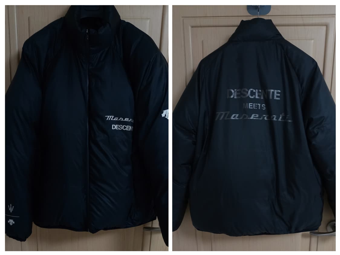 정품 데상트 마세라티 콜라보 구스다운 에어써큘레이션 패딩 110 상품이미지1