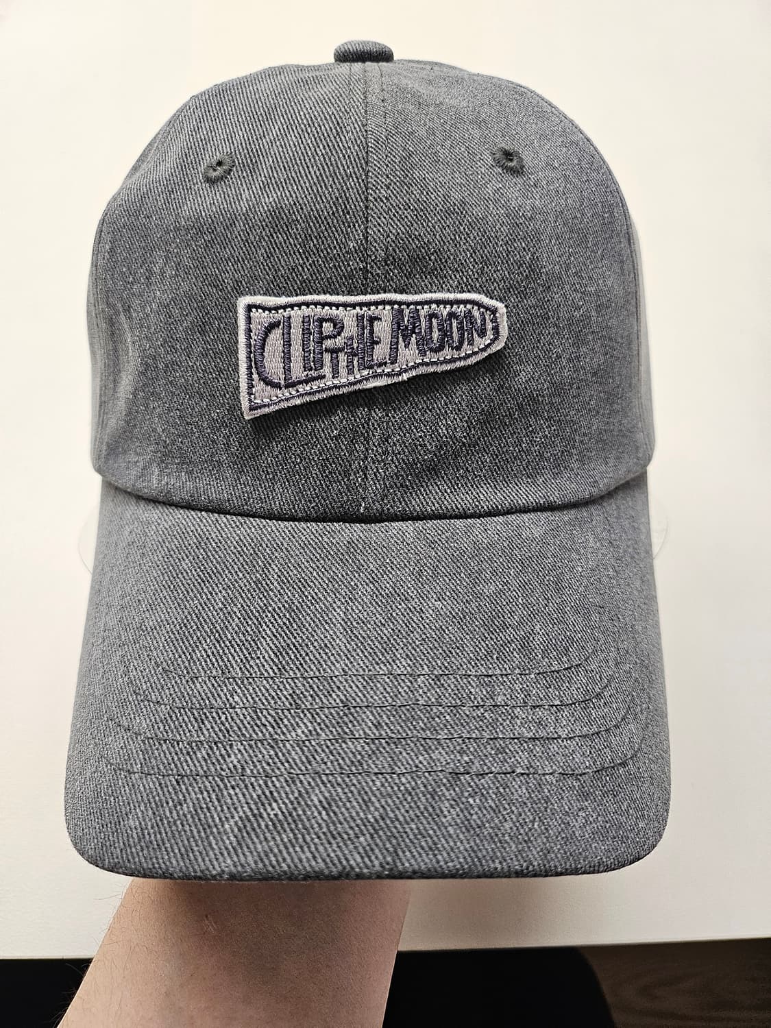 클립더문(CLip The MOON) 볼캡 모자 그레이 상품이미지2