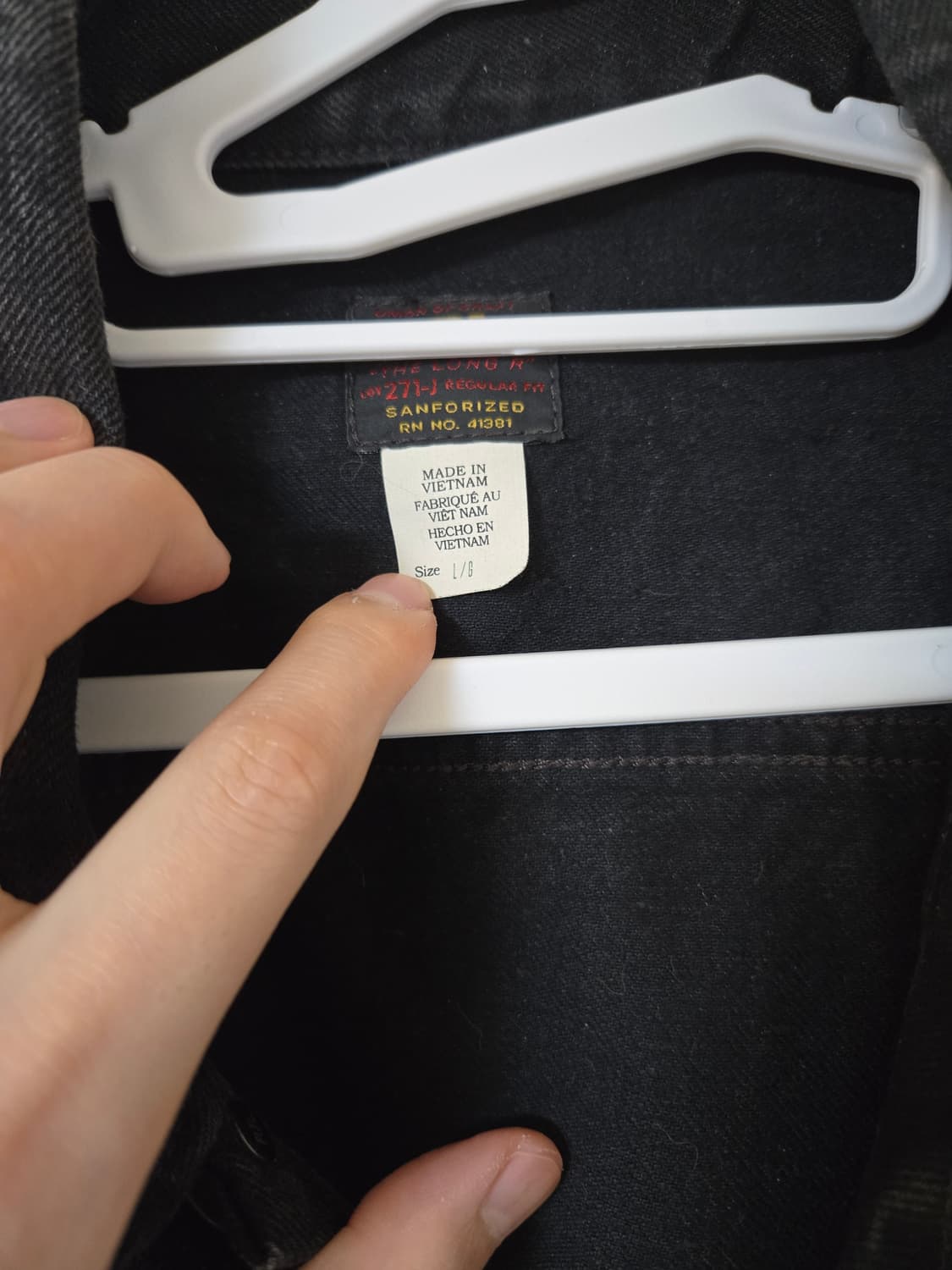 RRL 더블알엘 lot271 블랙 데님 트러커 자켓 상품이미지4