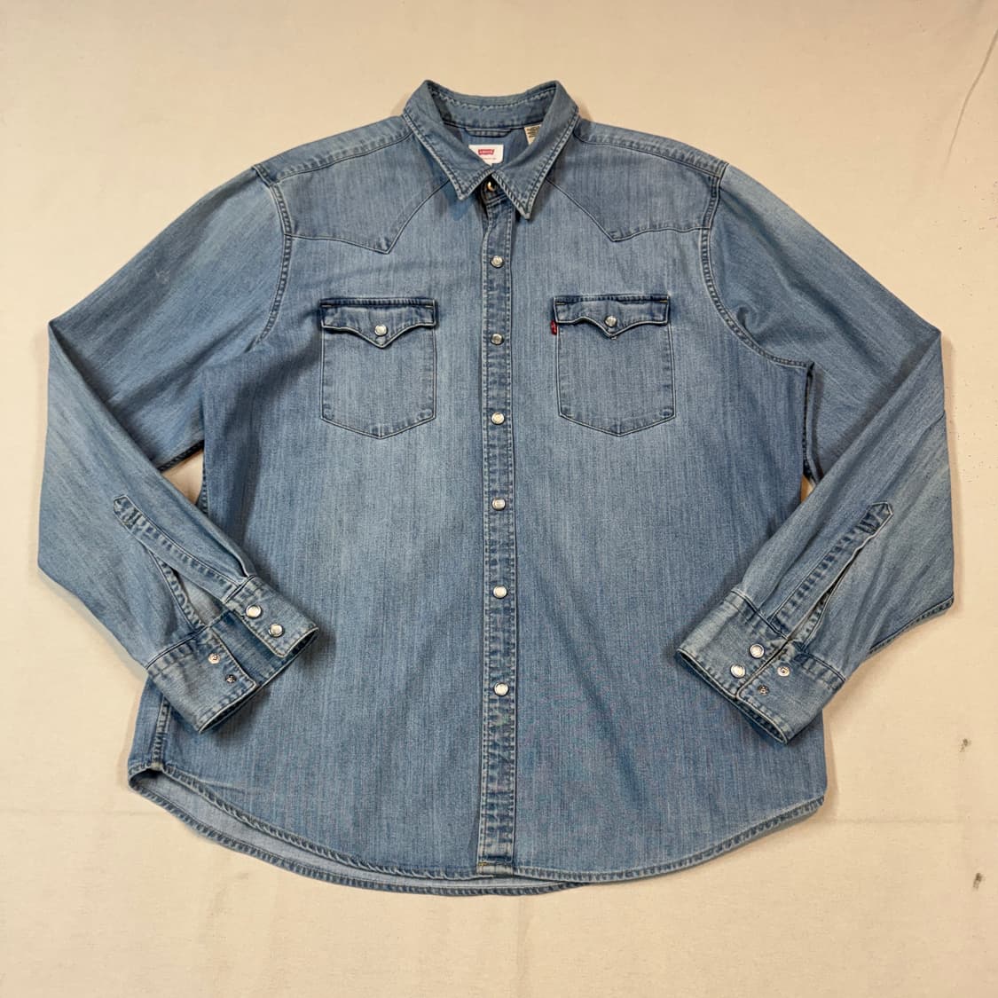 XL) 리바이스 투포켓 웨스턴 데님 셔츠 상품이미지1