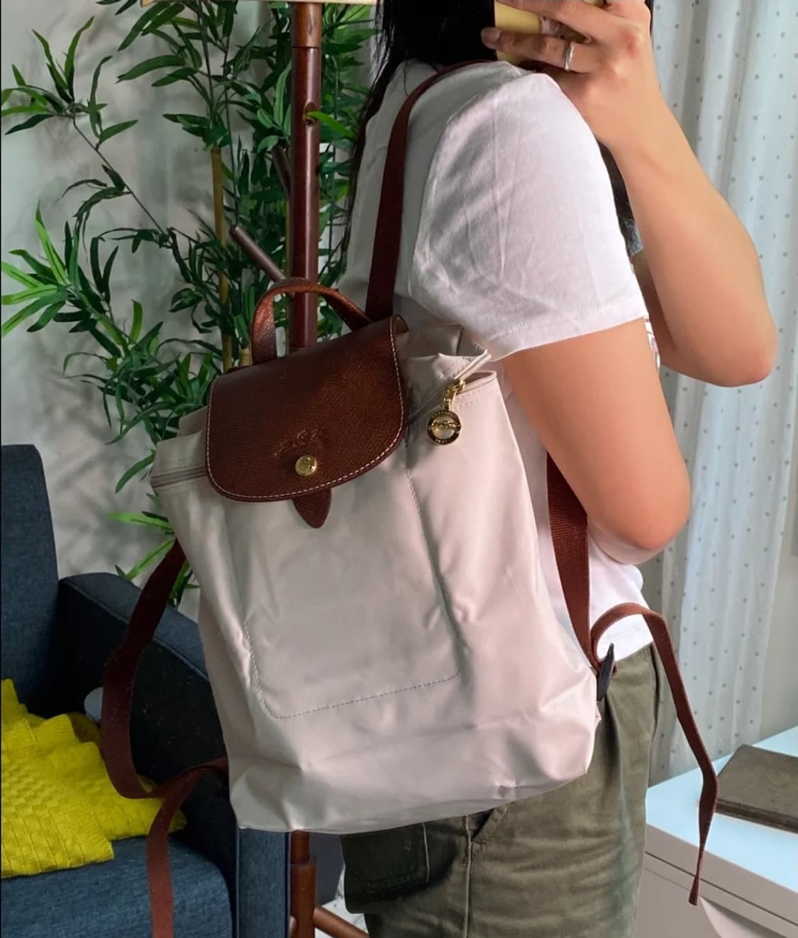 롱샴(Longchamp) 플리아쥬 오리지널 미듐 백팩  상품이미지2