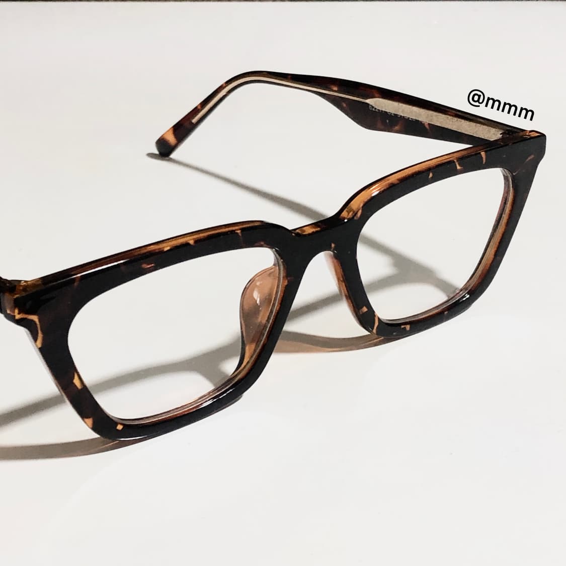 (Unisex)로랑 스퀘어 레오파드 안경 상품이미지4