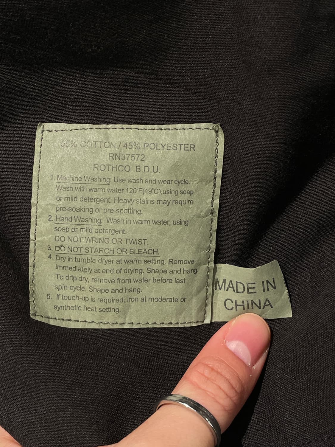 로스코 BDU 밀리터리 야상 필드 자켓   상품이미지8