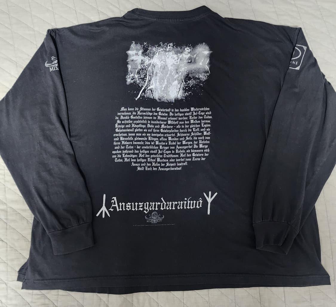 [OS] 90s 버줌 BURZUM 빈티지 밴드티 상품이미지6